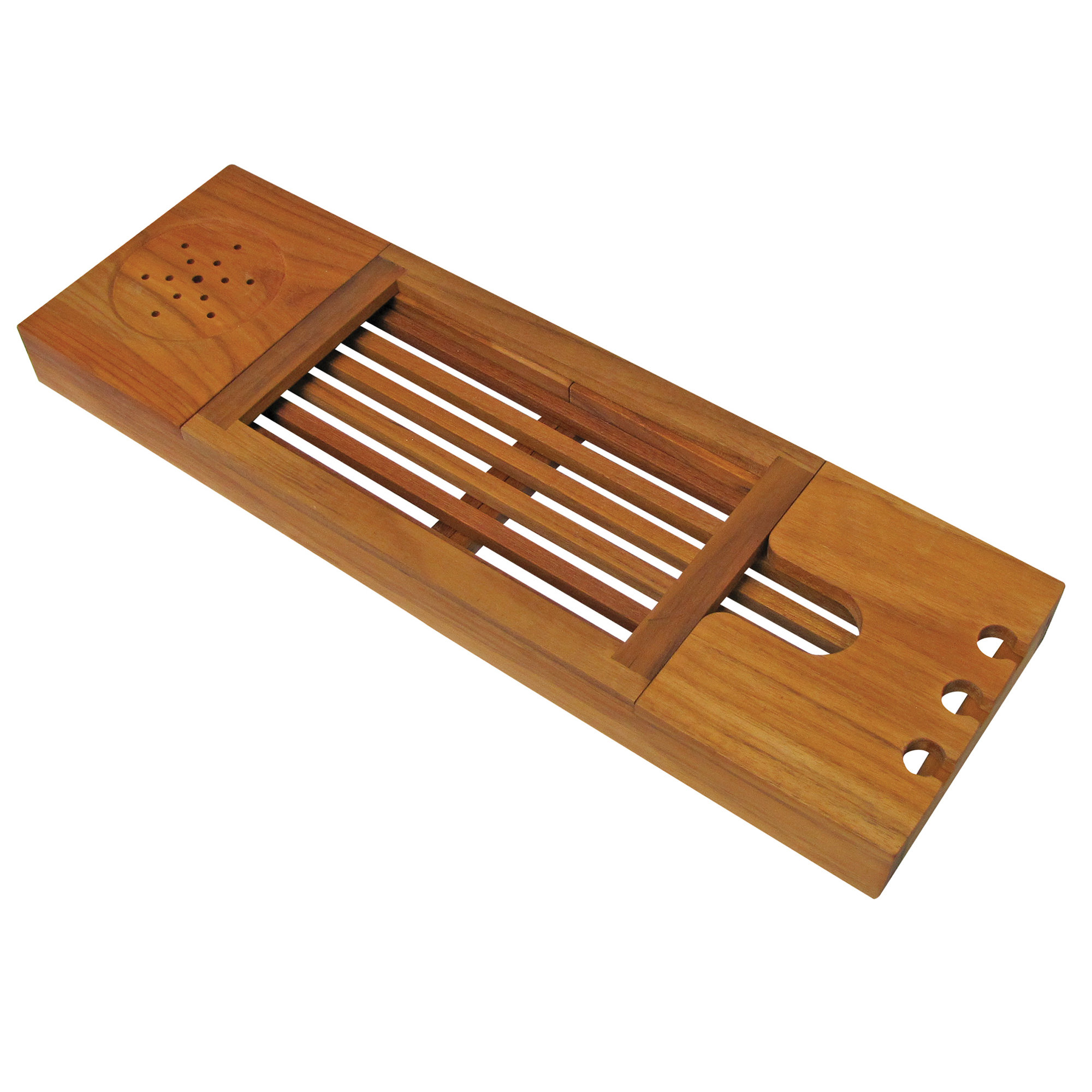 Ginsey Spa Sensation Teak Bath Caddy & Reviews Wayfair.ca